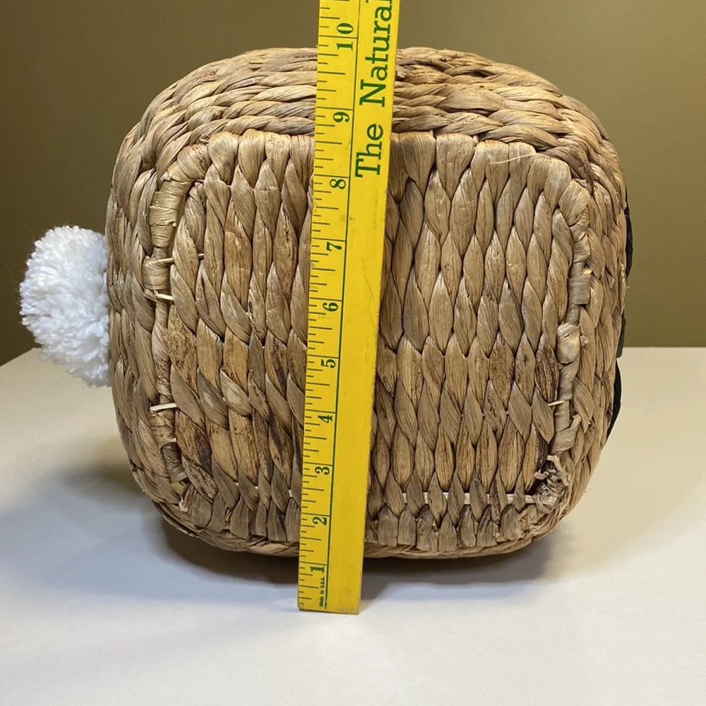 Crate&Barrel Whimsically Cute and Rustic Bunny Basket with Adorable Detailing 🐰